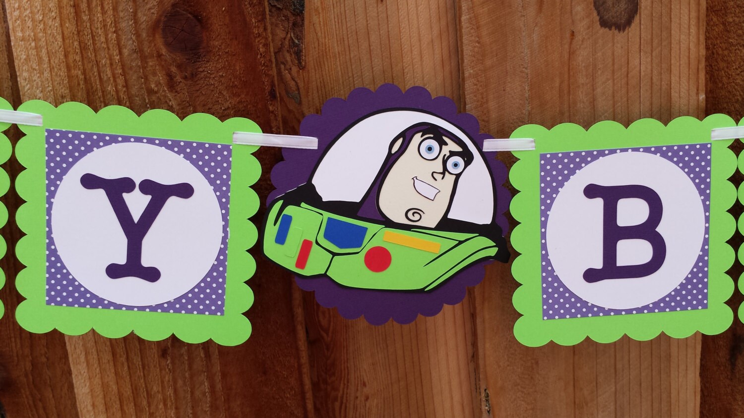 Buzz Lightyear Banner Buzz Lightyear Birthday by SoleilsPapeterie
