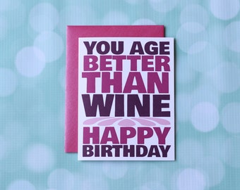 Popular items for Wine Birthday on Etsy