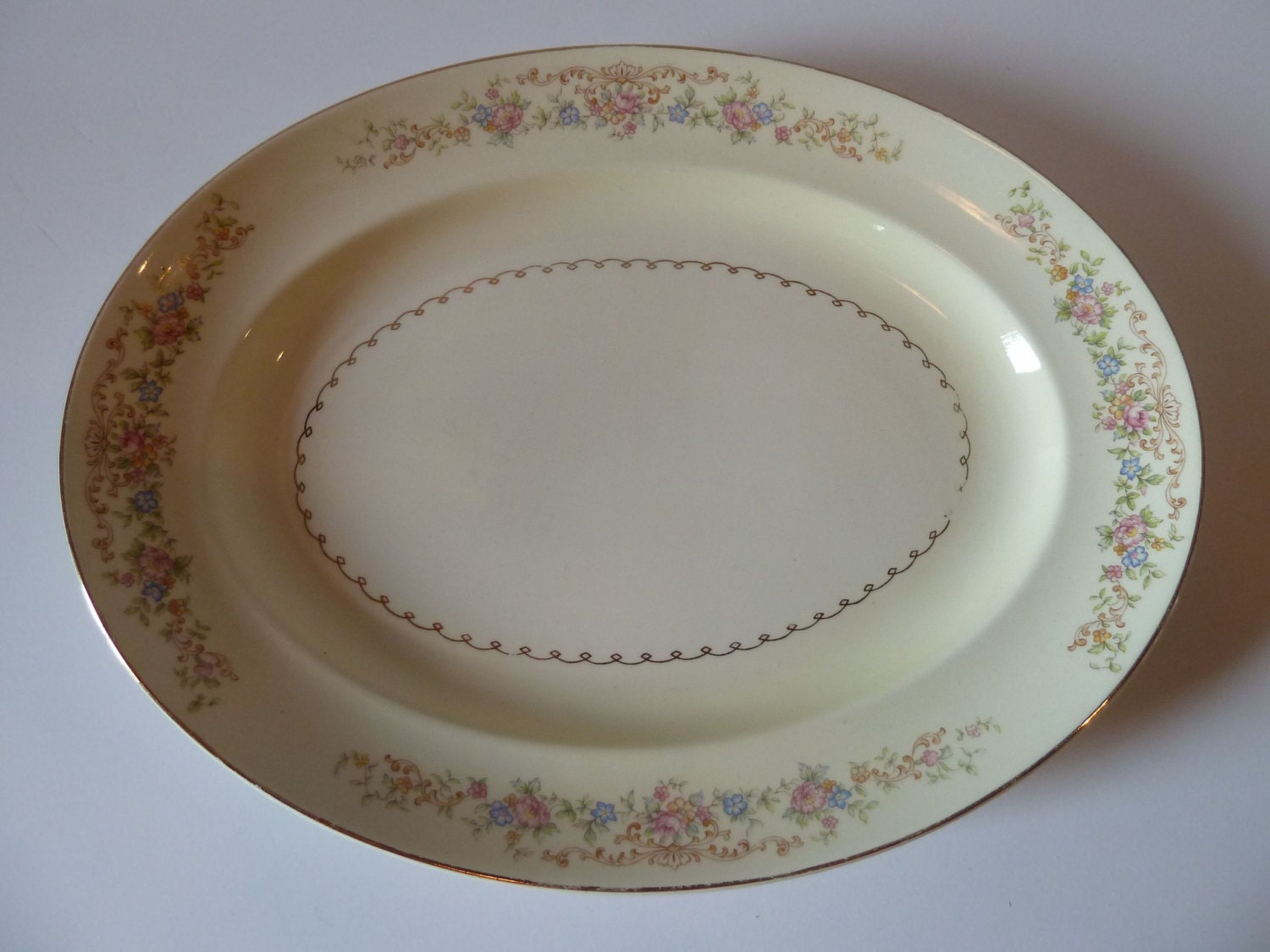 Paden City Pottery USA Large Serving Platter by ItsTimelessVintage