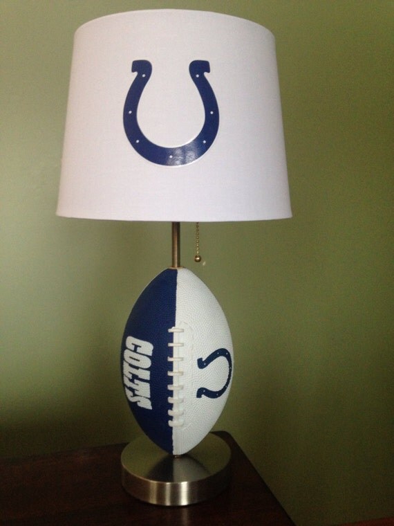 Indianapolis colts football lamp. Nfl sports team.