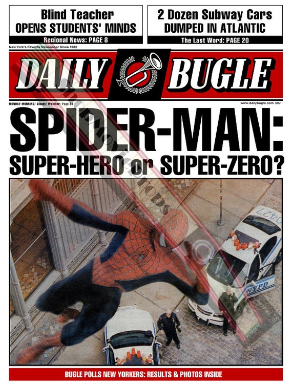 Газеты daily bugle в spider man ps4 список