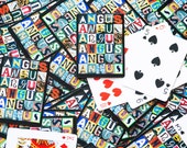 Personalized Playing Cards featuring any name in letters from photos of actual signs