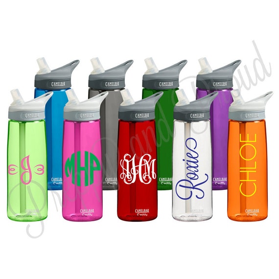 Monogram Sticker for Camelbak Water Bottle by PreppyandProud