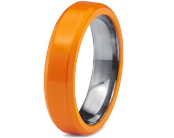 ... Orange Men Titanium Rings,Orange Wedding Bands,Orange Mens Band,Men ... Orange Men Titanium Rings,Orange Wedding Bands,Orange Mens Band,Men