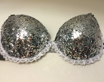 Free Shipping, Glitter Rave Bra, EDC outfit, rave outfit