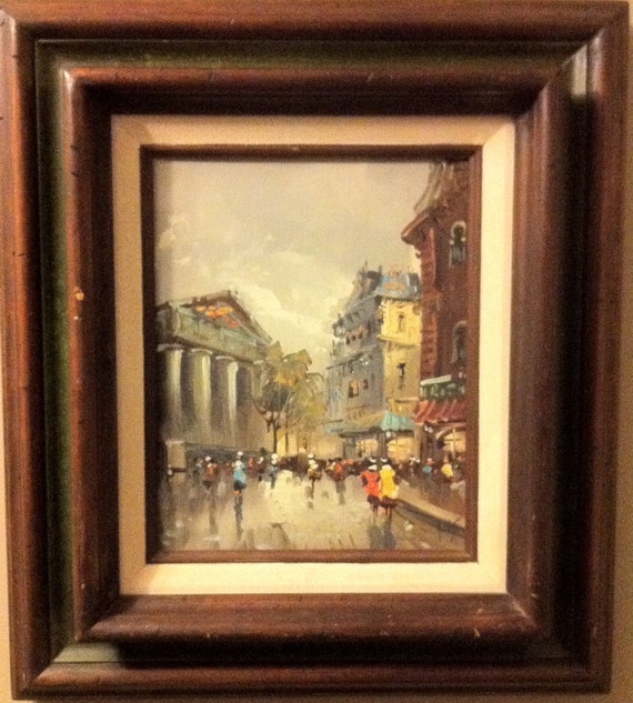 Original Antonio DeVity Vintage Oil on Canvas Painting