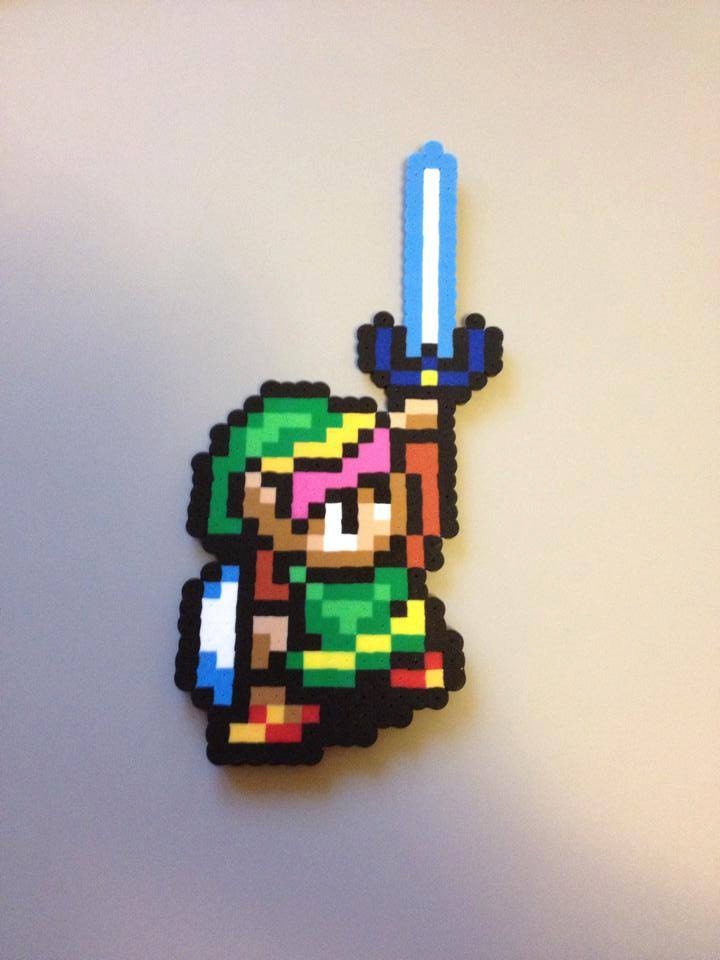 A Link to the Past Link Perler Sprite by That8bitGuyBeadArt