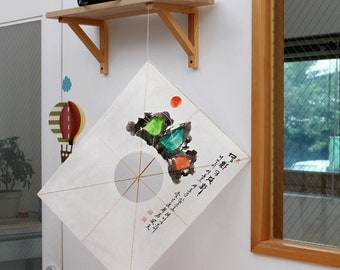 sansuhwa yeon korean traditional kite made by cultural intangible asset in busan korea home - Artisan Home Decor sansuhwa yeon korean traditional kite made by cultural intangible asset in busan korea home - Artisan Home Decor