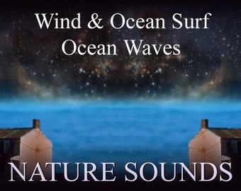 Wind & Ocean Surf and Ocean Waves ~ Soothing Relaxation Nature Sounds mp3 CD