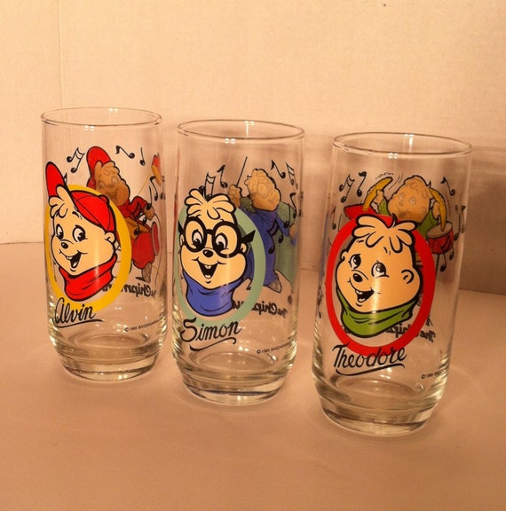 Vintage Alvin And The Chipmunk Glasses 1985 by RustyWhistle
