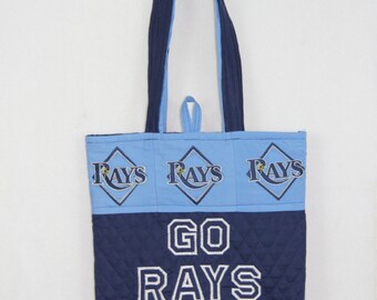 tampa bay rays tote bag