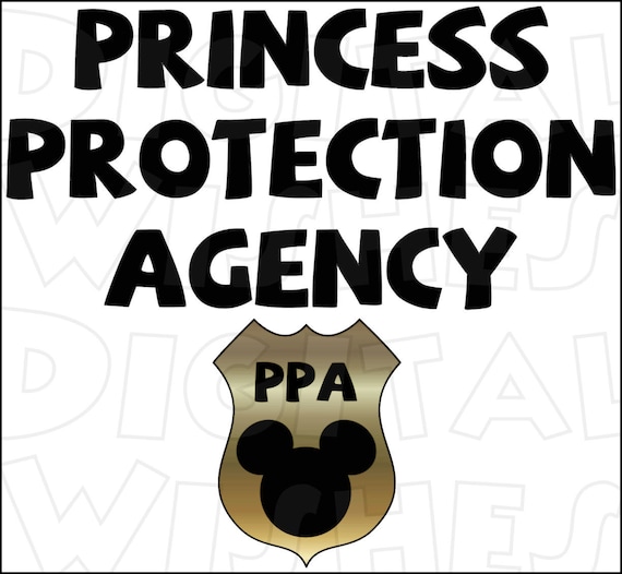 Princess Protection Agency with Mickey Mouse badge Digital