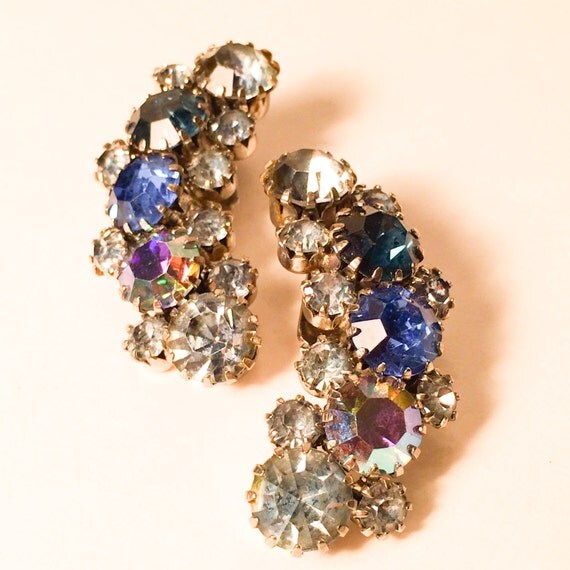 SALE Karu Arke earrings. Clip on earrings by BEXLEYDRIVEVINTAGE