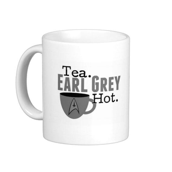 Tea Earl Grey Hot Picard Star Trek Next Generation by RivieraMugs