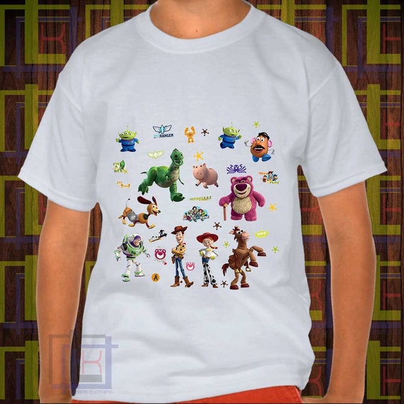 personalised toy story tshirt