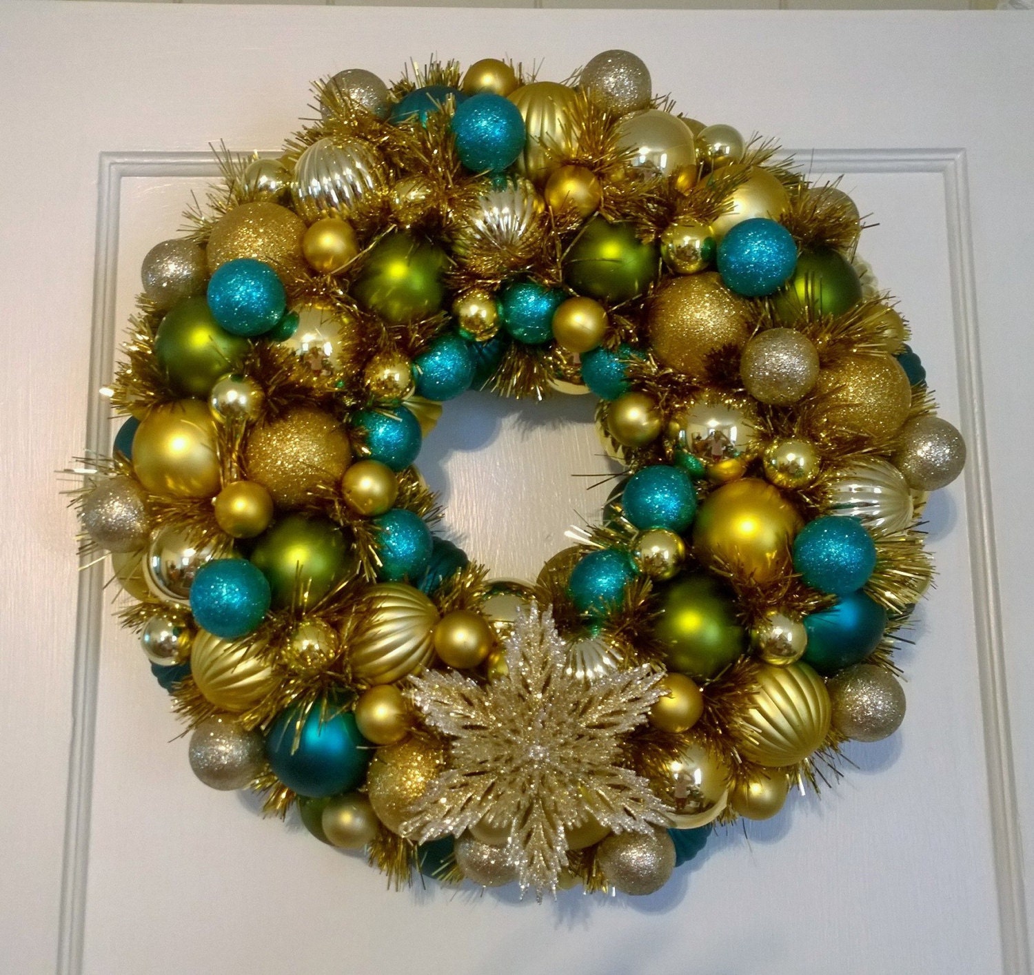 Golden Jewel Wreath