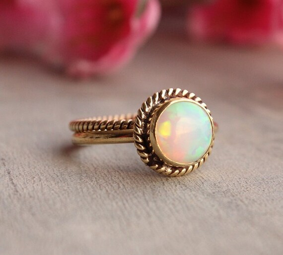 Opal Gemstone Ring