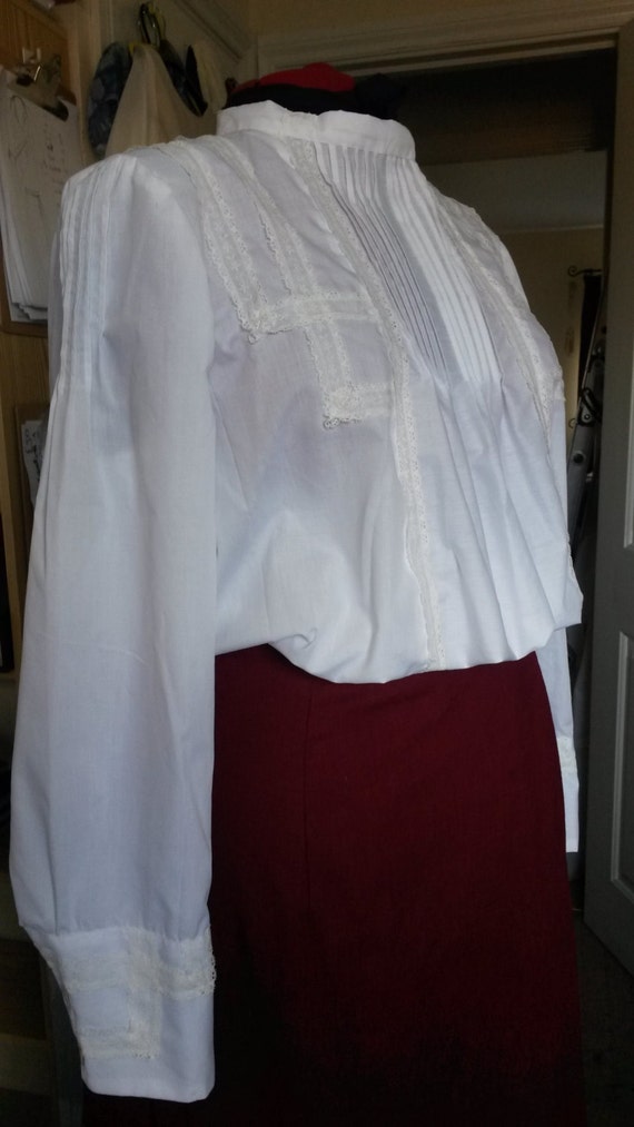 Edwardian Cotton Blouse steampunk buy now online