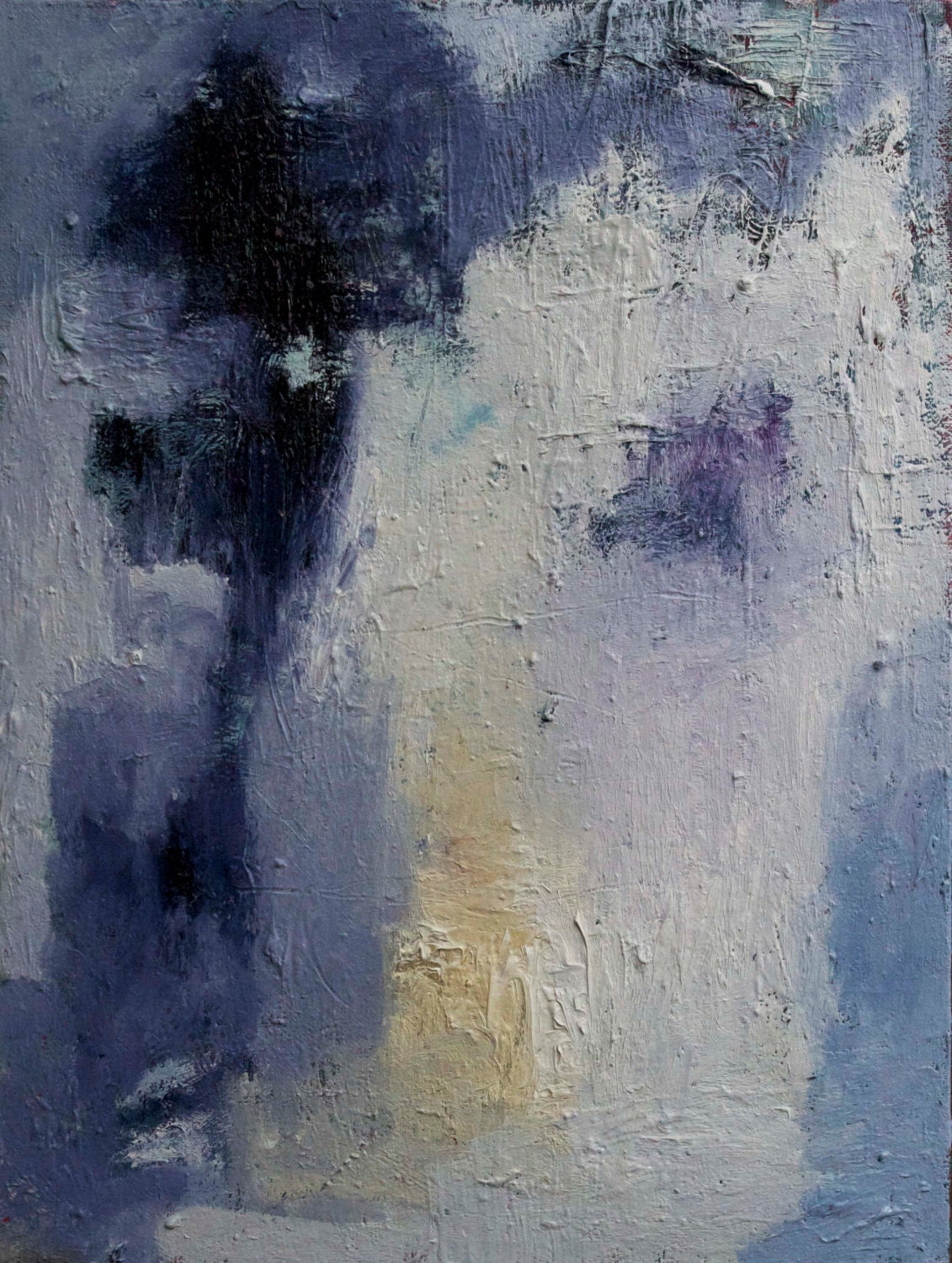 Abstract painting Abstract Art White shades Oil Painting