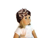Doll Hat Beanie Accessories 18" Doll Brown