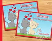 Cats Valentine Card - Printable Valentines Day Cards Il_170x135