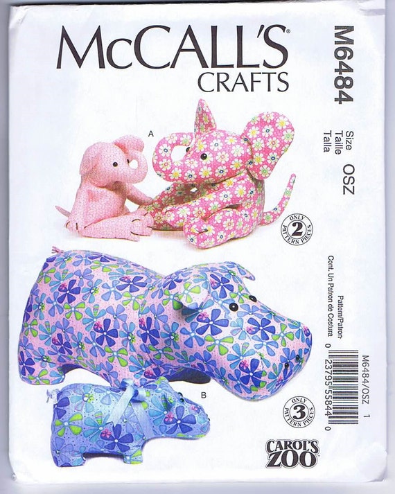 mccalls stuffed animal patterns