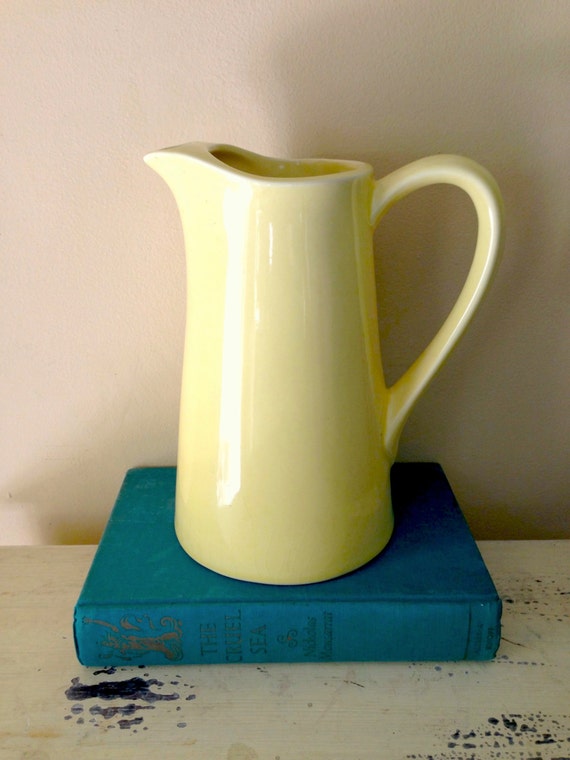 Vintage Yellow Pitcher Tall Yellow Pitcher Vintage USA   Il 570xN.602933374 J0ba 