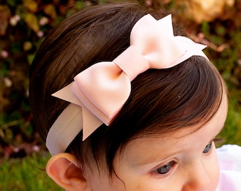 Baby Bow, Set of 6, Baby headband, Large Bowtie Bow Headband, Baby headband, infant headband, baby headbands, girls bow, baby bow headband