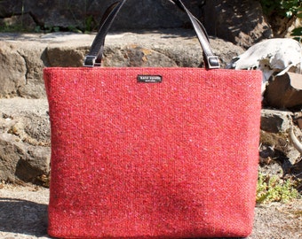 kate spade red wool purse