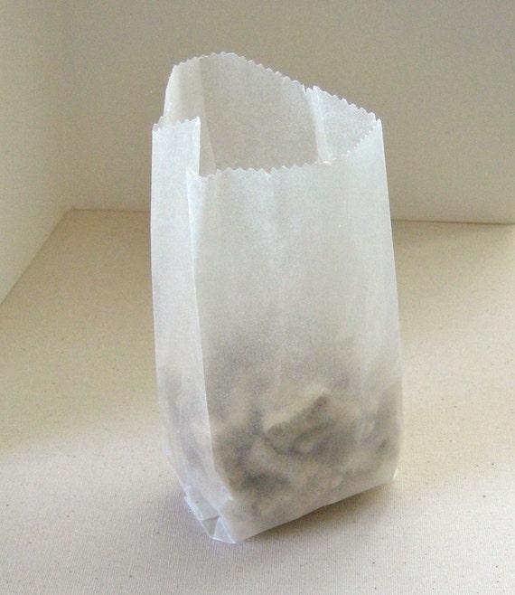 Glassine Sack Gusseted Bags 3 x 6 1/2 x 1 1/2 by SomersetMarket