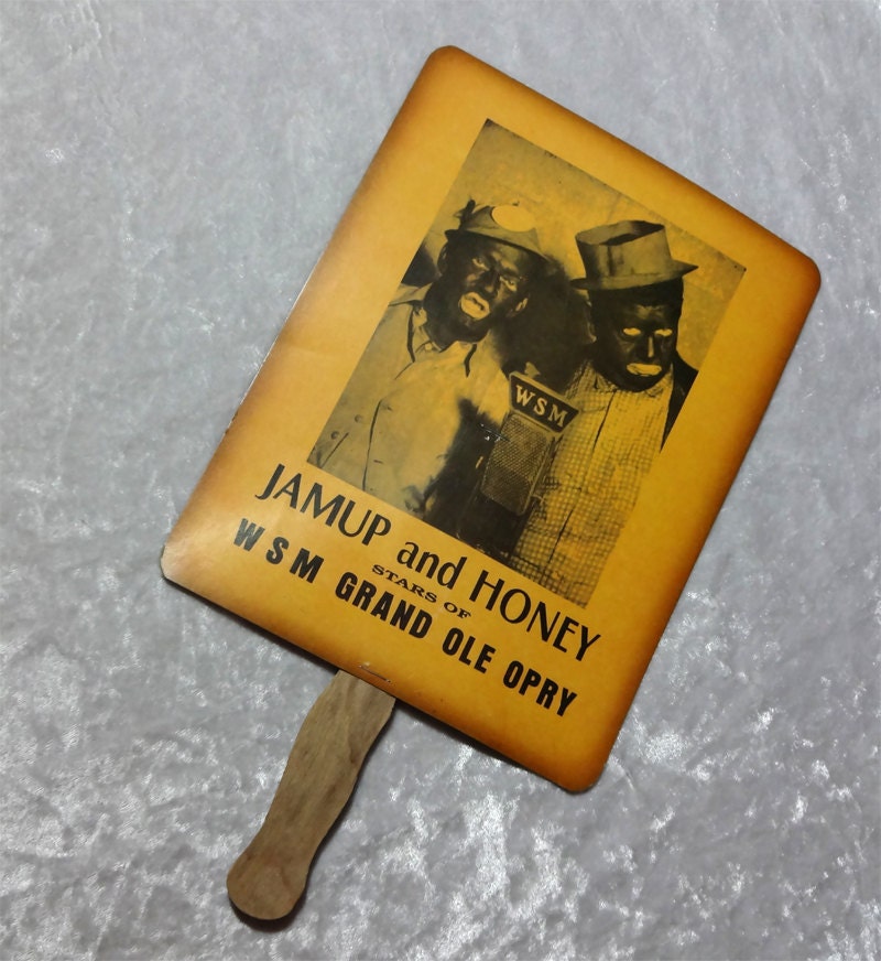 Jamup & Honey Grand Ole Opry Vintage Hand Fan Country Music
