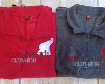 Monogrammed Quarter Zip Pullover, Monogrammed Pullover Jacket, Monogrammed Quarter Zip Jacket, Monogrammed Jacket, Fleece, UNISEX FIT