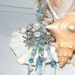 Blue Crab OOAK Hand-Beaded Bookmark with Free Journal