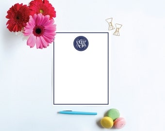 Personalized Printable Stationery, Monogram Stationery, Monogram Stationary, Girls Stationery, Custom Stationery, Personalized Stationary