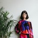 RESERVED for Paola – 80s Color Block Dress | Flora Kung