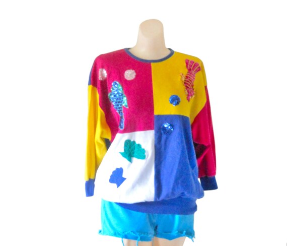 color block 90s outfits