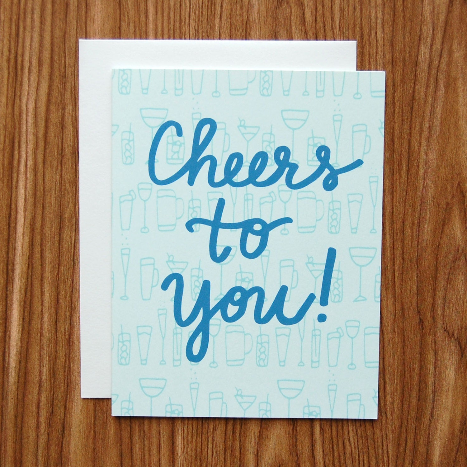 Cheers to You Card Congratulations Card Engagement New Job