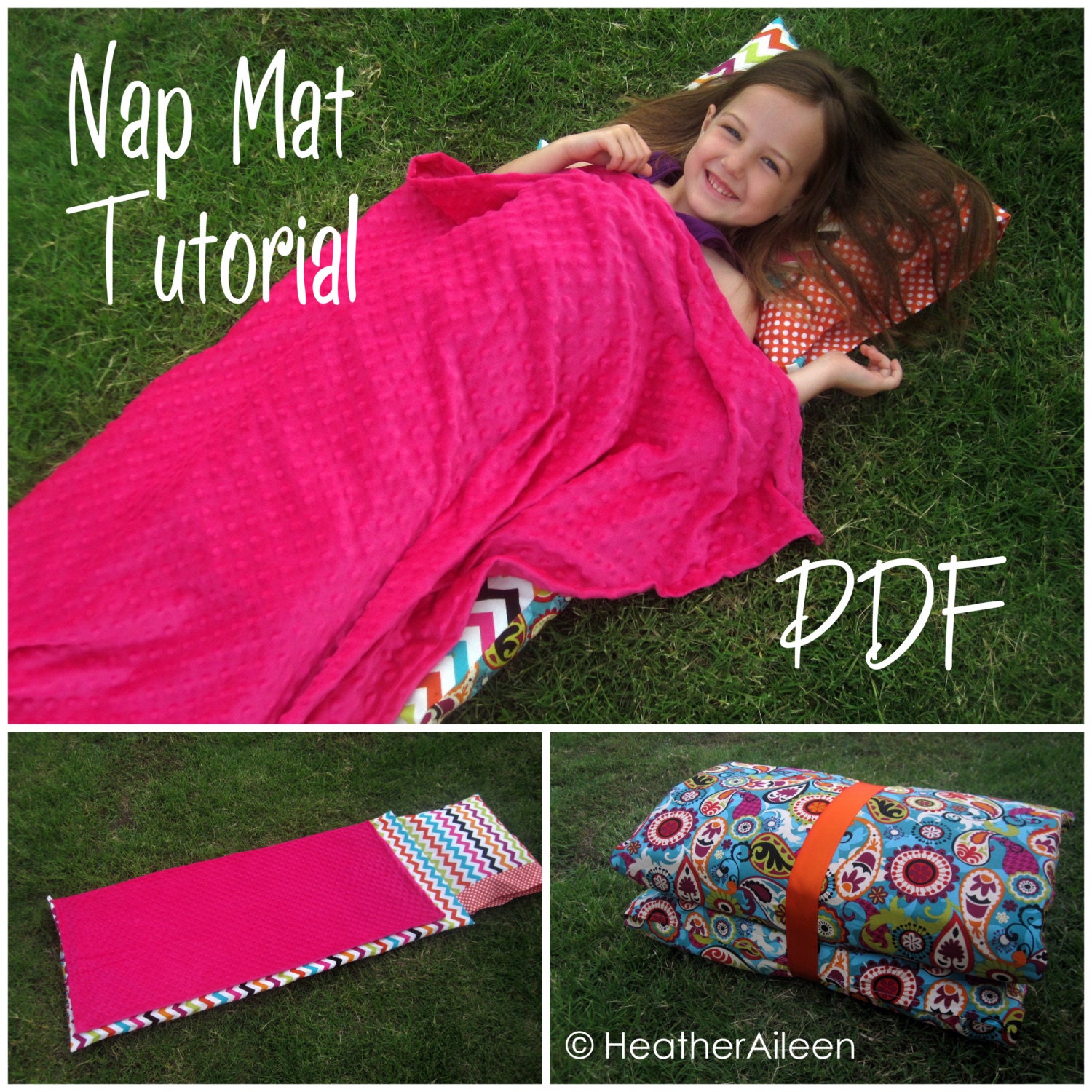 Nap Mat PDF Tutorial Kindermat cover includes attached