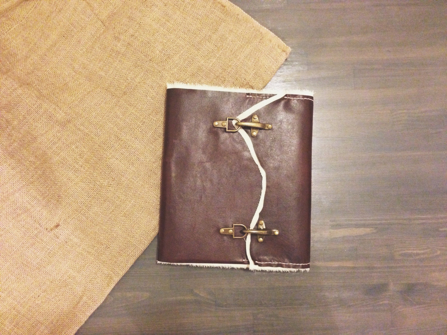 8.5 x 11 Refillable Leather Sketchbook & Portfolio Cover