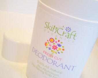 Natural Deodorant - Jasmine & Ylang Ylang - w/ Clay - Gentle No Baking Soda Formula - Organic - Non GMO