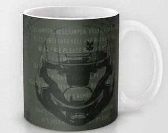 Halo Video Game Travel Mug Christmas Spartan by CanisPicta on Etsy