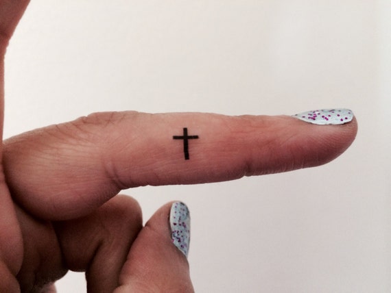 5 croix tatouage temporaire minuscule cross faux par junylie 5 croix tatouage temporaire minuscule cross faux par junylie