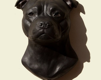 staffy sculpture