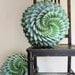Spiral Succulent decorative pillow made to order