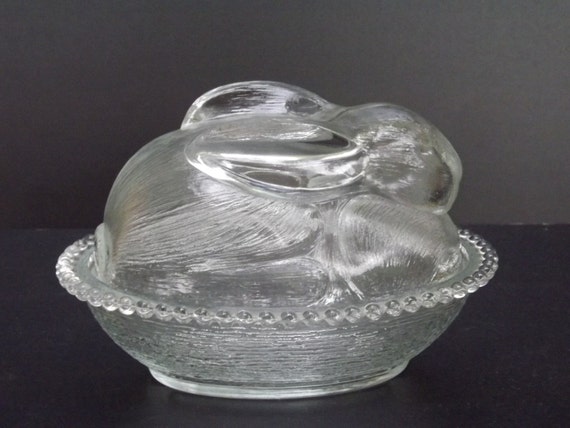 Vintage, Bunny candy dish