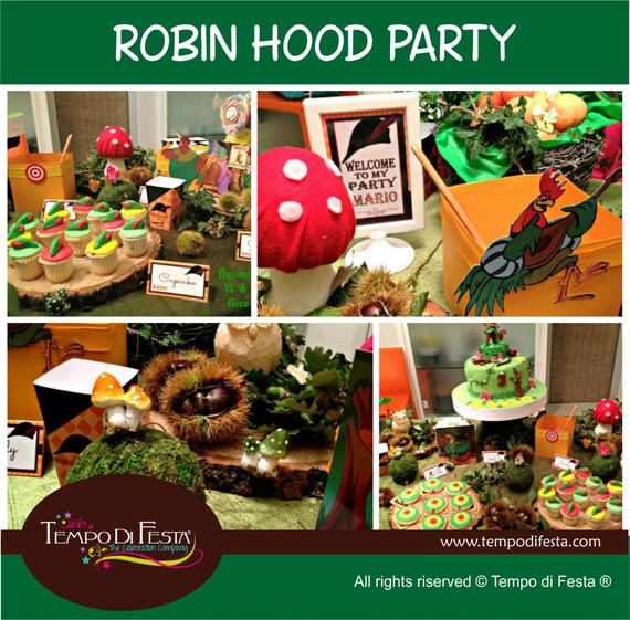 Robin Hood Printable birthday Party Il_570xn