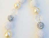 Girls Sparkly Pearl Chunky Necklace, Il_170x135