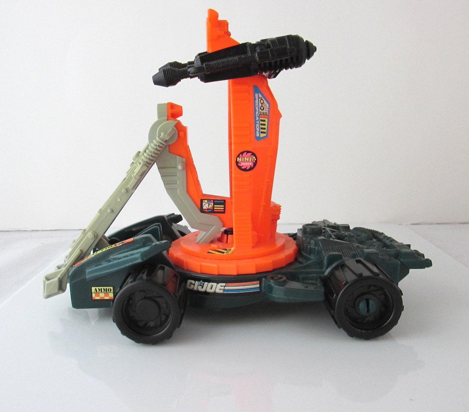 Gi Joe Ninja Force Vintage Pile Driver Toy By Saturdaymorningm 0809