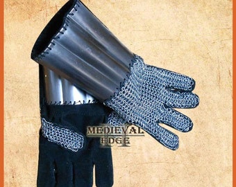 chainmail-gauntlets antique gauntlet chain-mail gloves replica