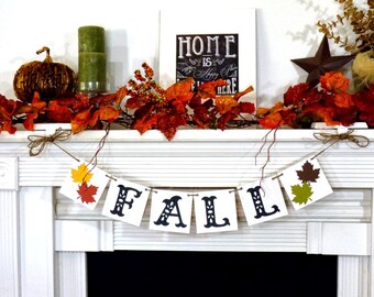 Fall Decorations Banner - Fall Themed Banner - Thanksgiving Decorations - Holiday Decorations - Thanksgiving Decor - Happy Fall